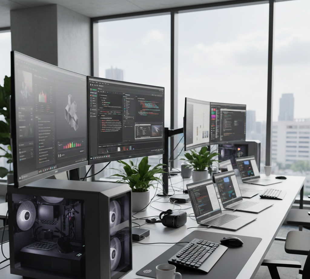 Professional computing workstations and laptops