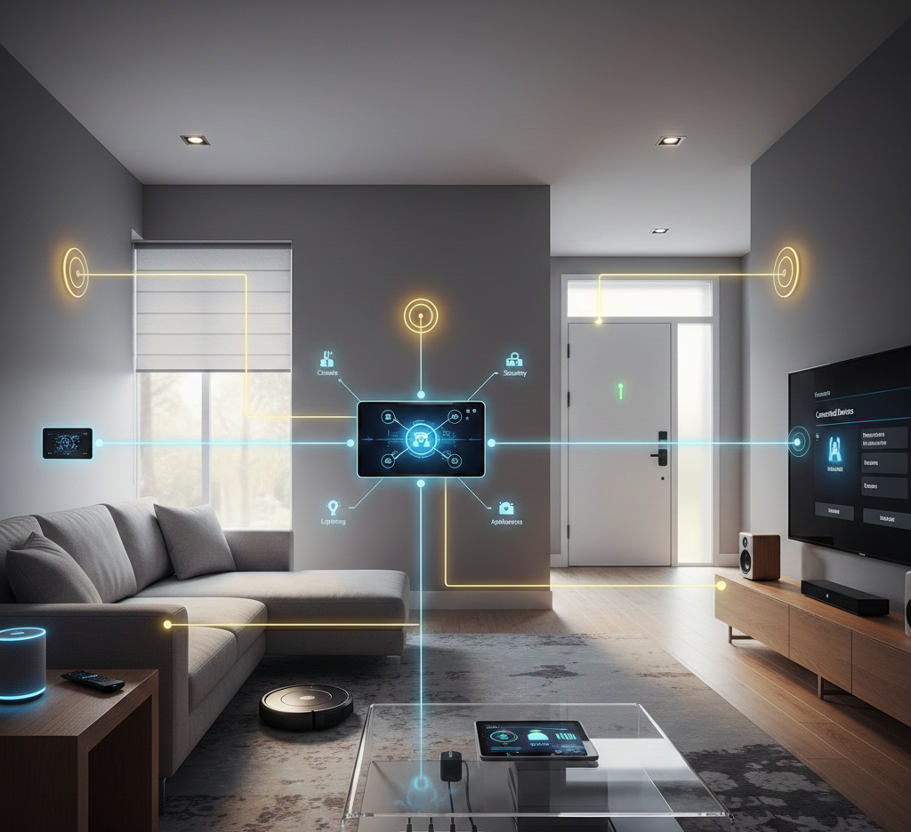 Connected smart home automation systems